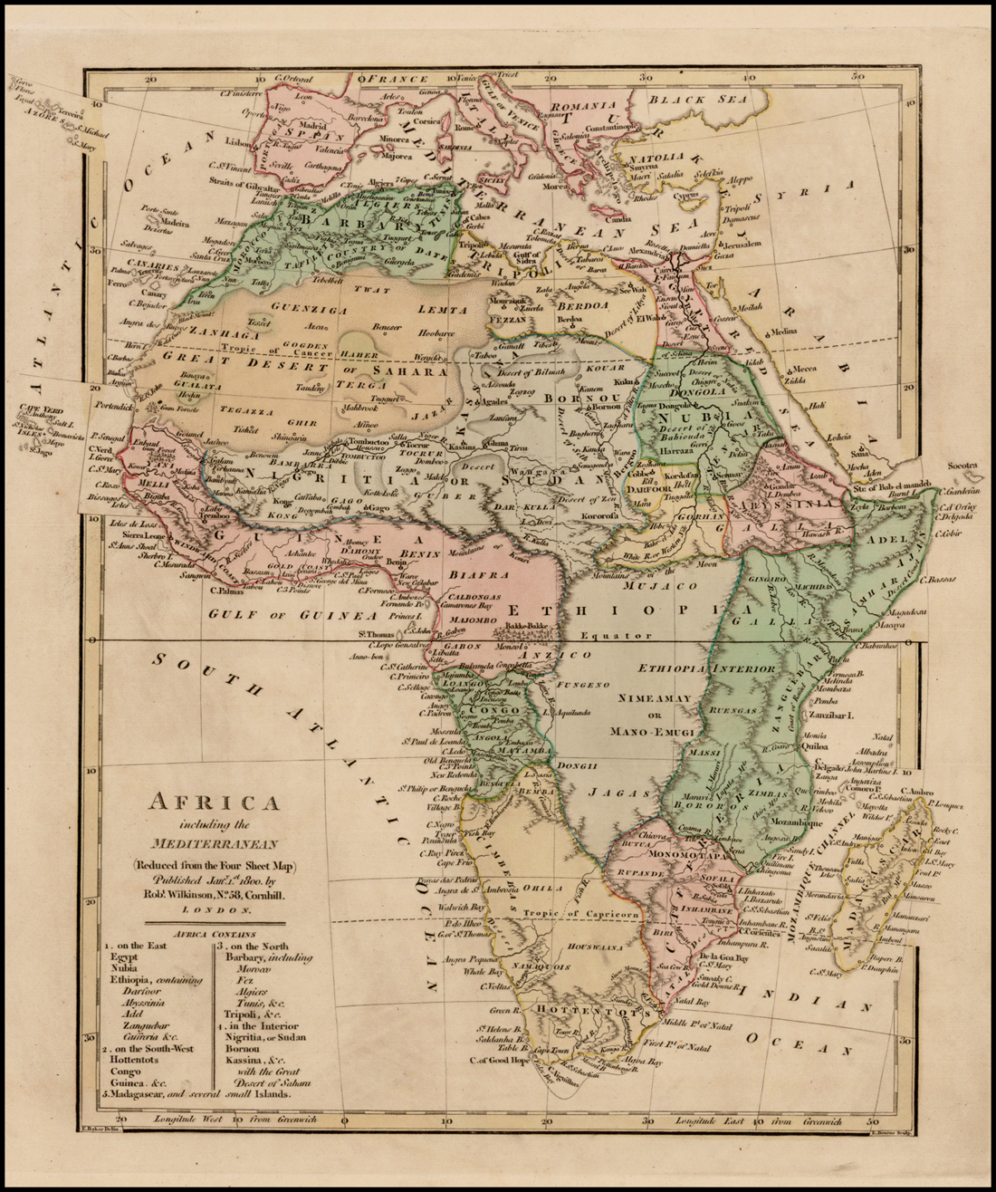 34 Map Of Africa 1800 - Maps Database Source