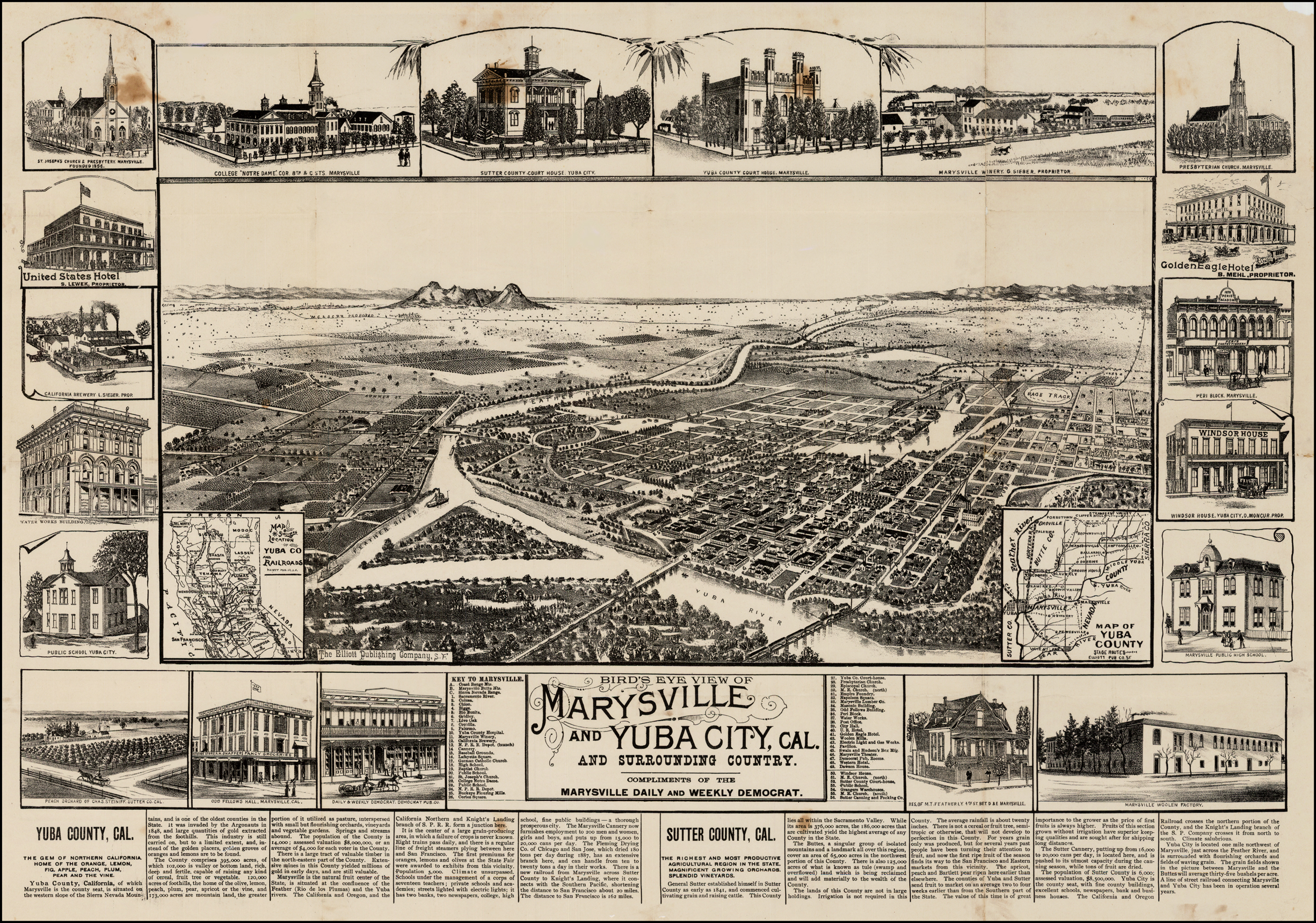 mapa de marysville ca