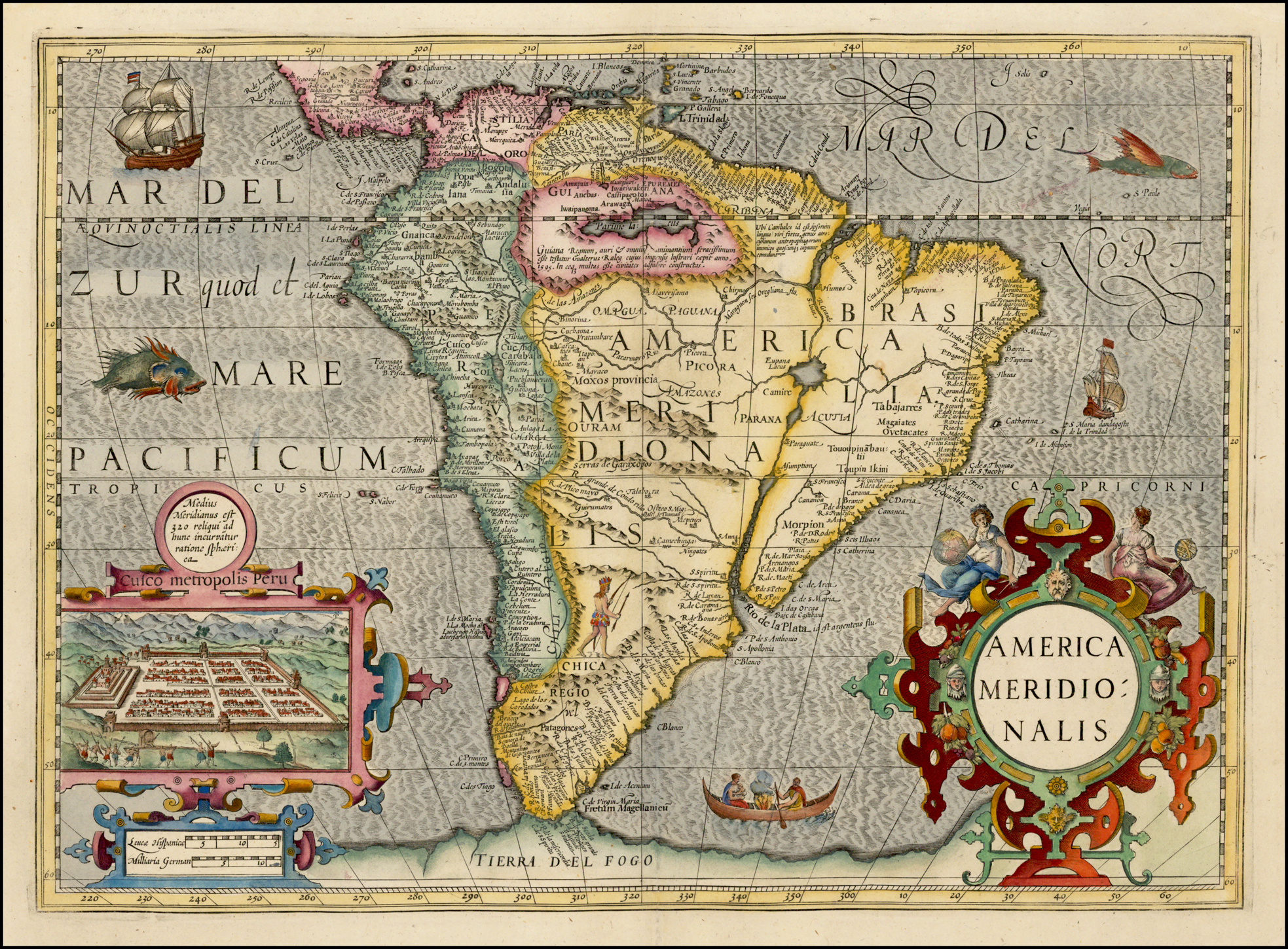 America Meridionalis | RUDERMAN Maps