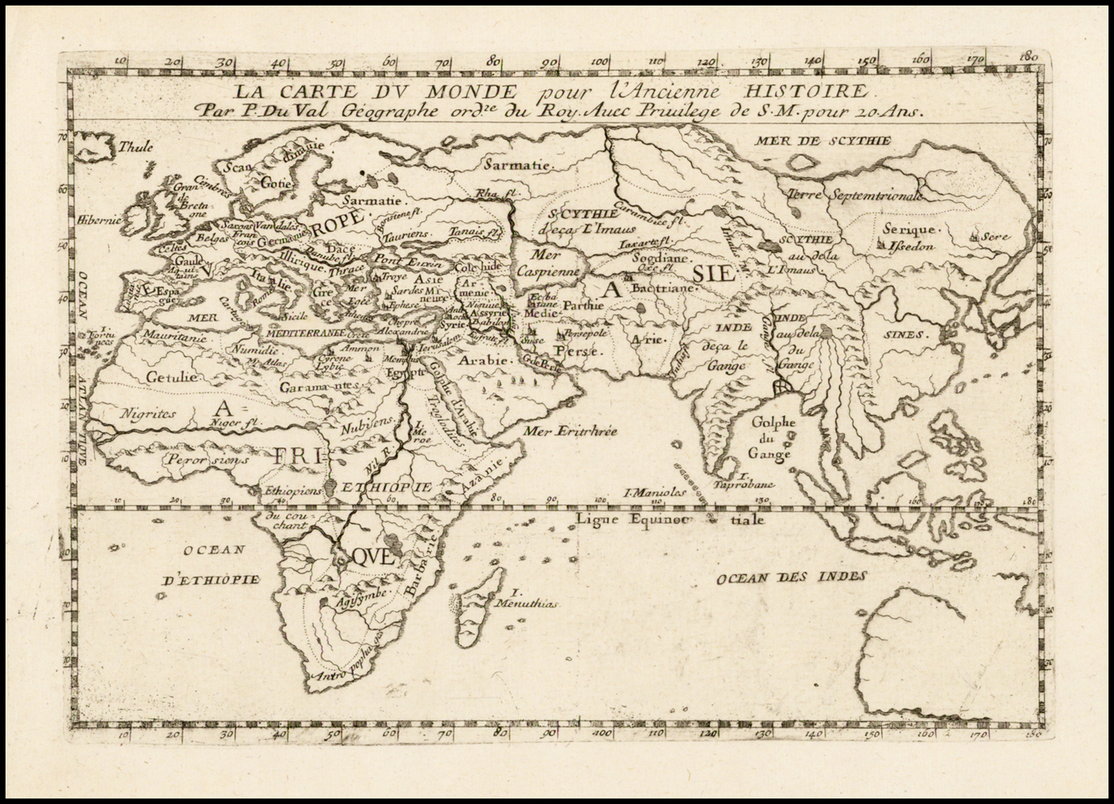 La Carte Du Monde Pour Lancienne Histoire Names