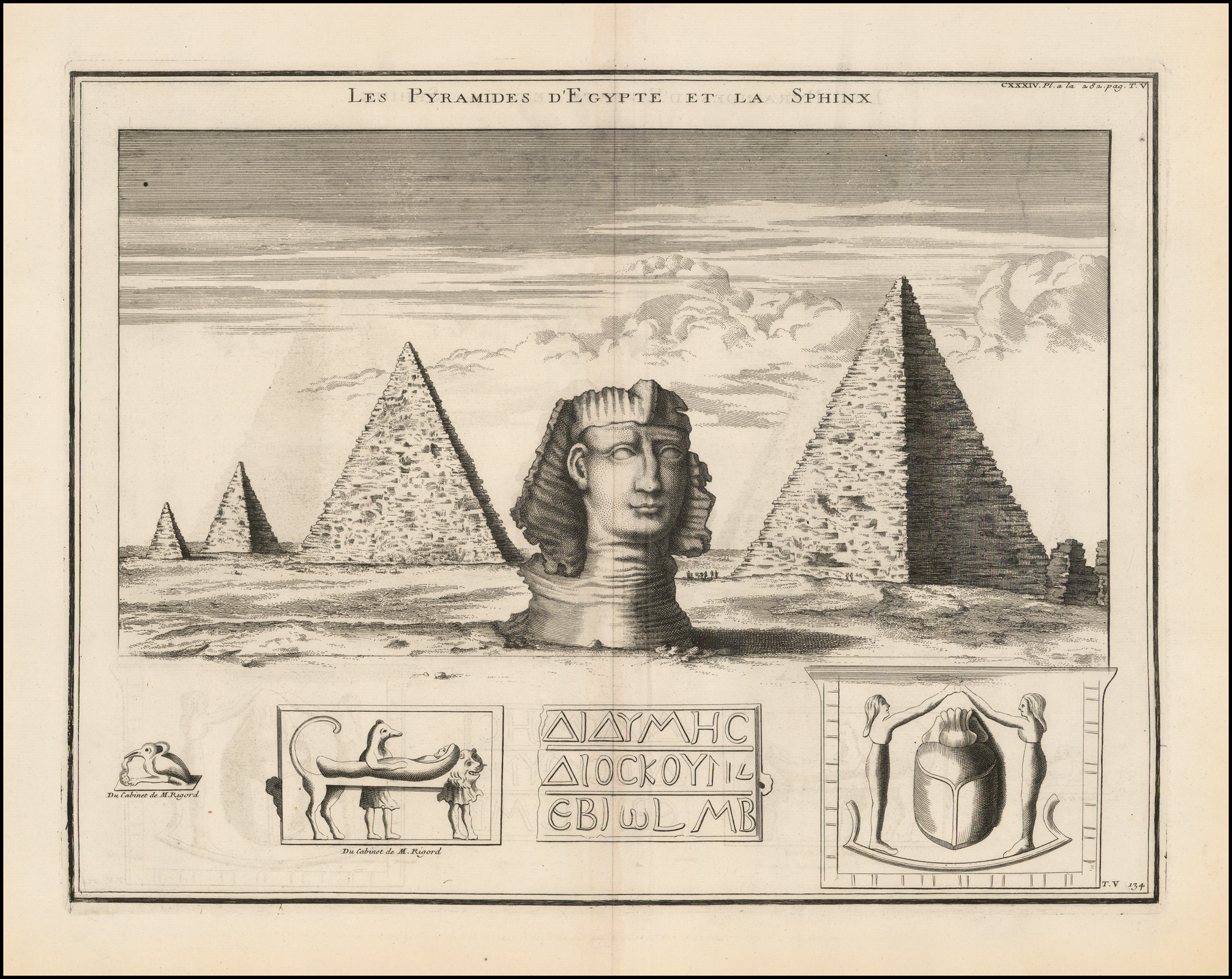 Египет сфинкс пирамиды гравюра Доре