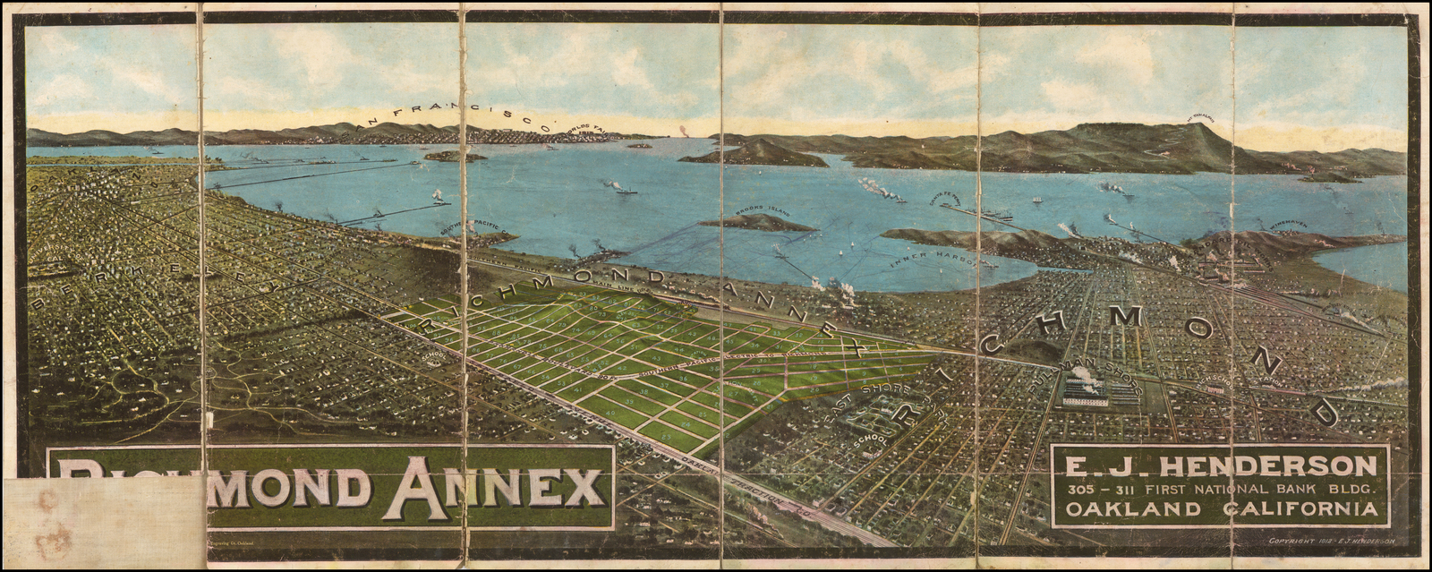 Richmond Annex (El Cerrito) Barry Lawrence Ruderman Antique Maps Inc.
