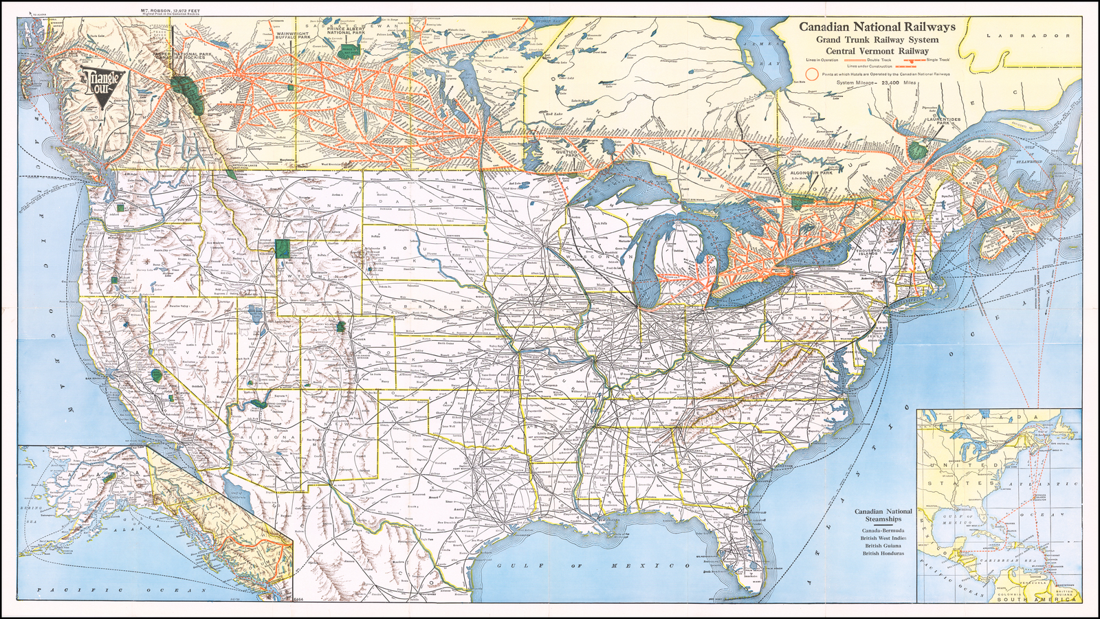 Rail Map Of Canada