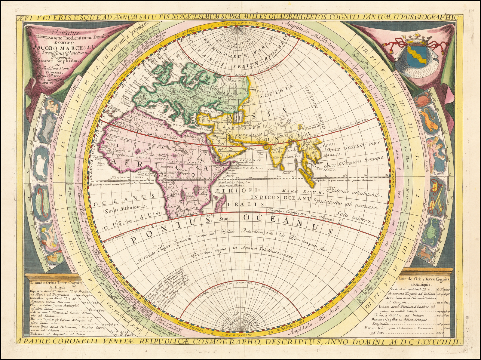 Aevi Veteris Usque Ad Annum Salutis Nonagesimum Supra Milles Quaringentos Cogniti Tantum Typus Geogrpahic: MDCLXXXVIIIII