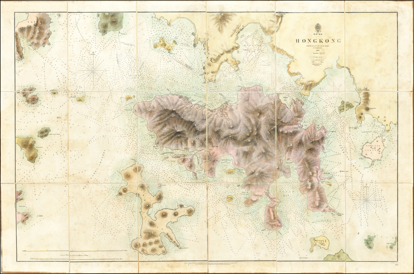 Hong Kong surveyed by Captn. Sir Edward Belcher, in H.M.S. Sulphur 1841