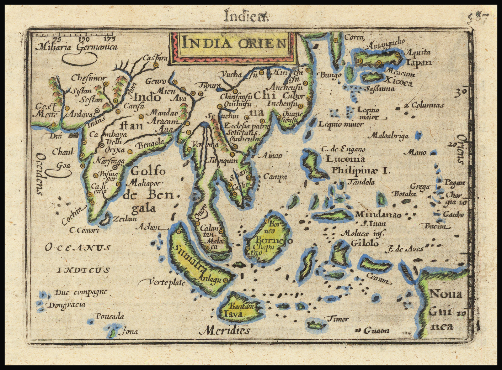 India Orien Barry Lawrence Ruderman Antique Maps Inc