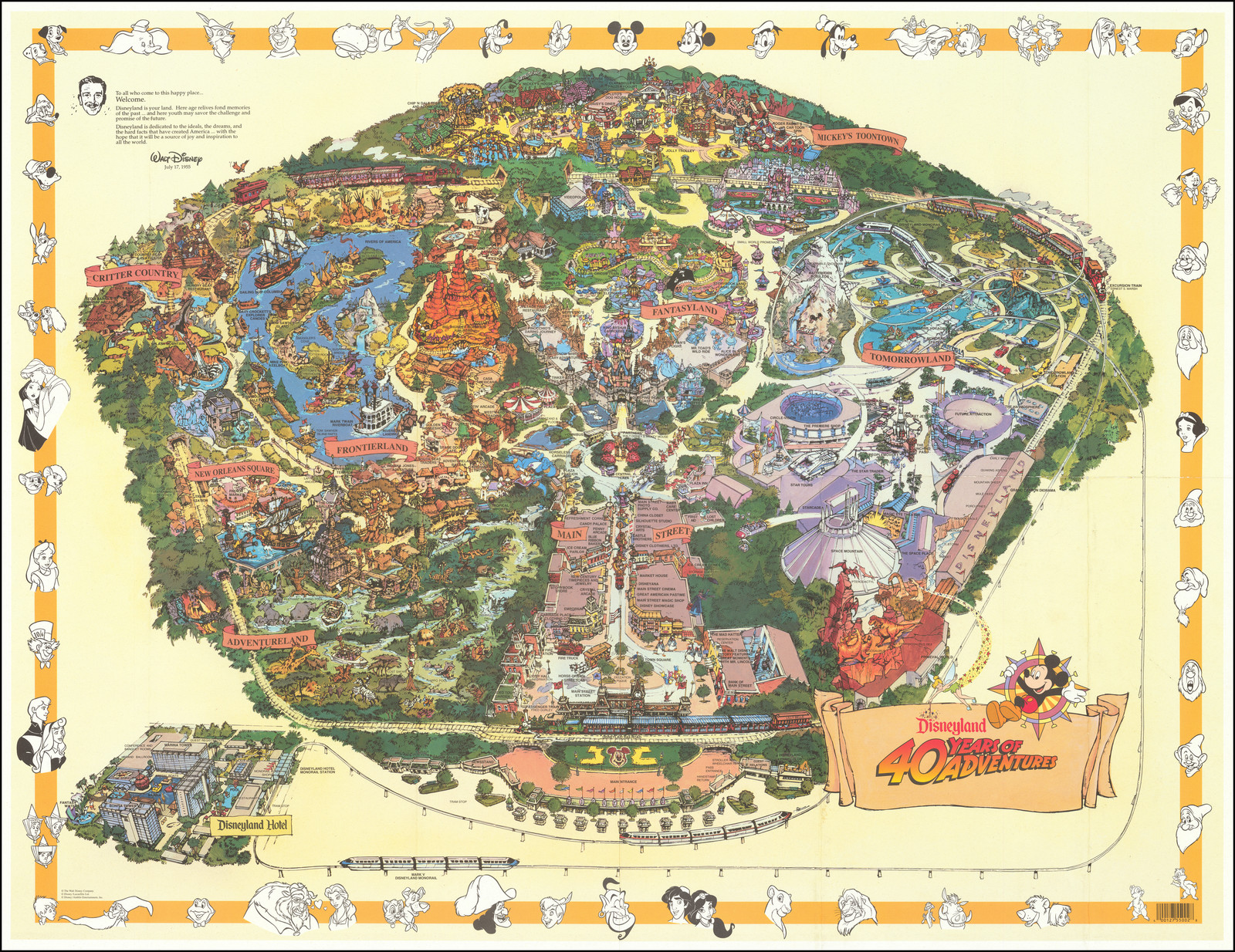 adventureland disneyland map