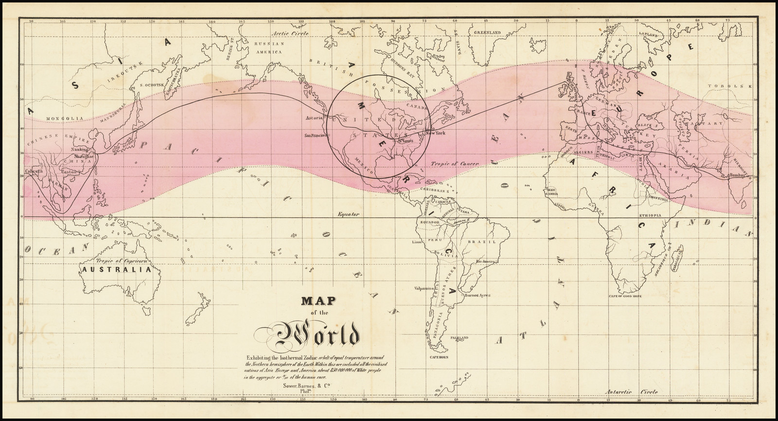 isotherm world map