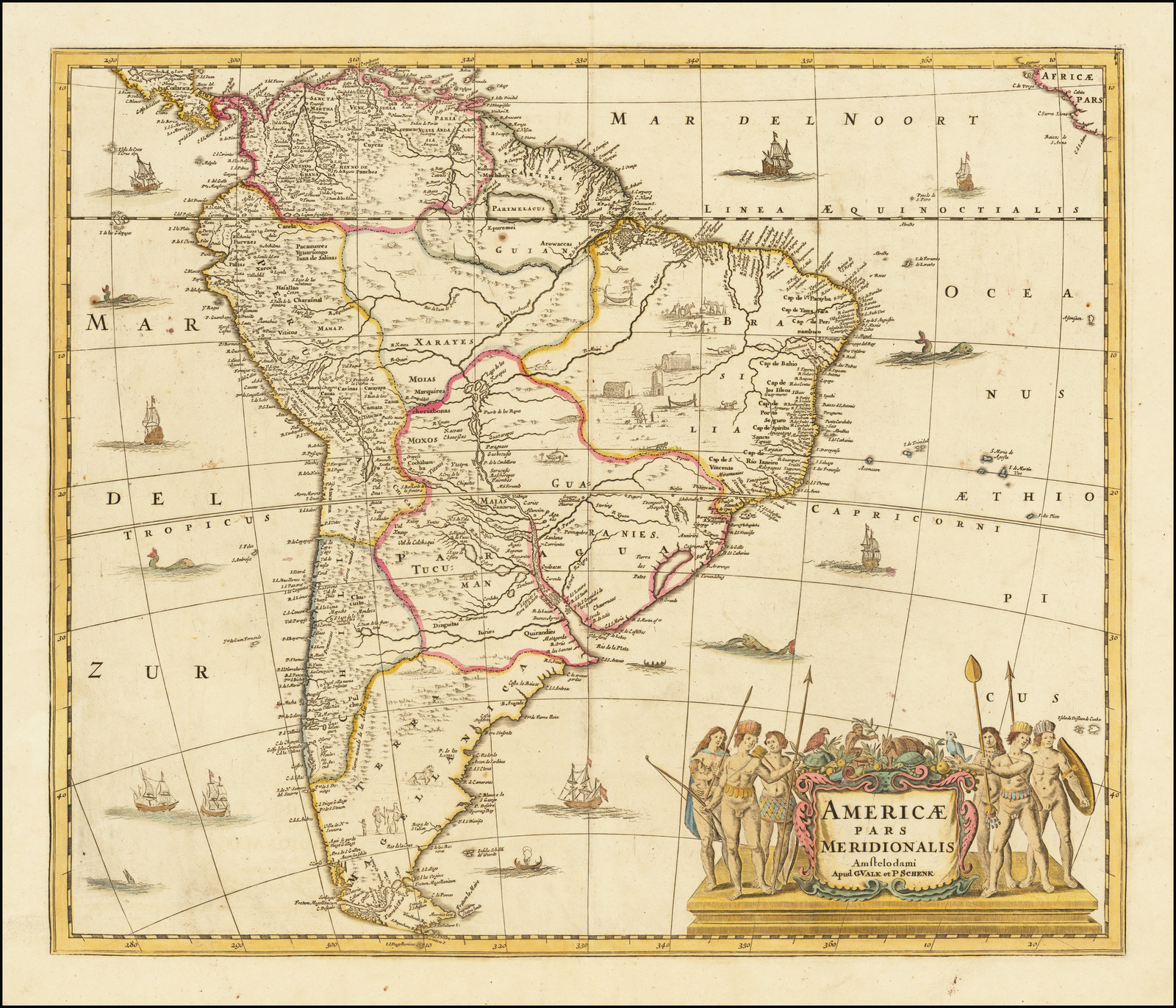 Lista 20+ Foto map of central and south america, from americae tertia pars Lleno