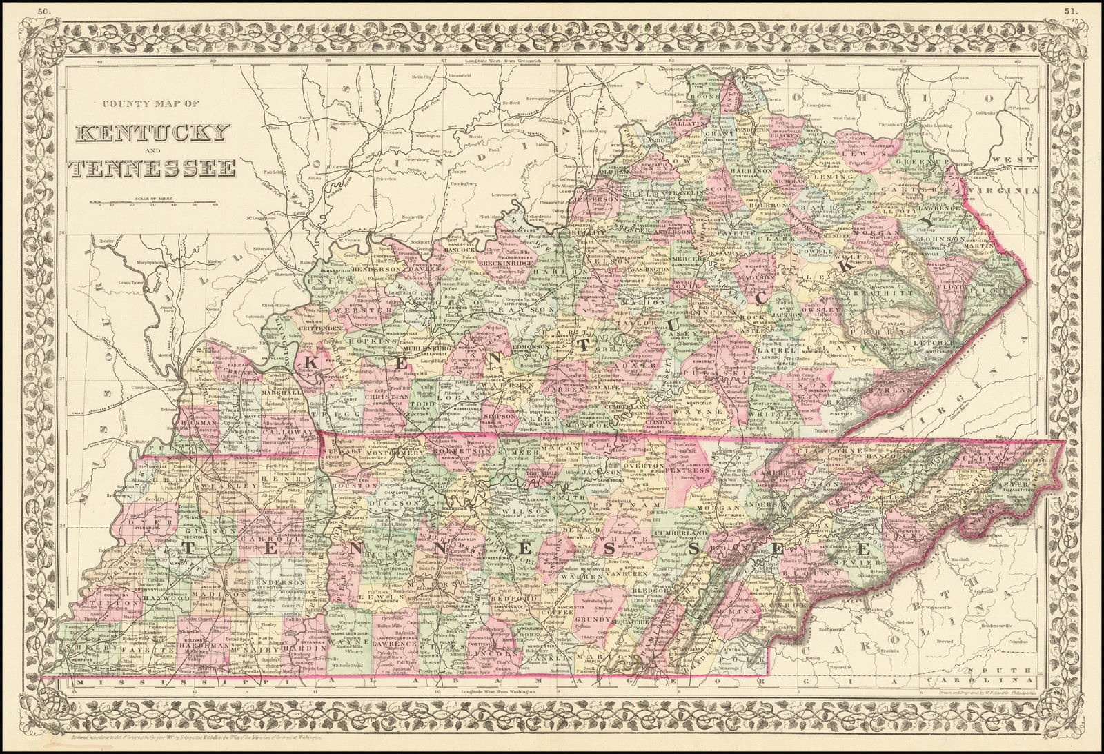 tennessee county map