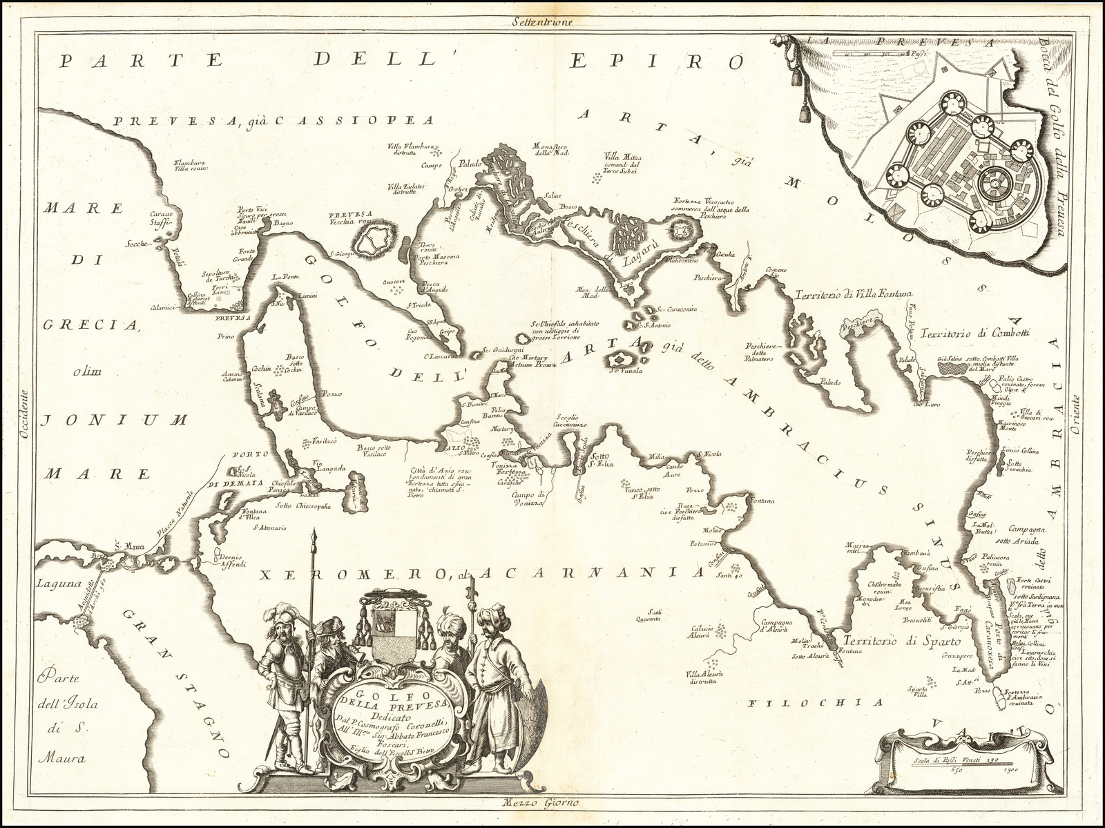 Golfo Della Prevesa . . . - Barry Lawrence Ruderman Antique Maps Inc.