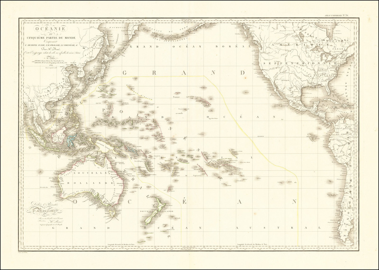 Oceanie ou Cinquieme Partie Du Monde Comprenant L'Archipel D'Asie, L'Australasie et La Polynesie . . . . 1814.  Revue et augmentee en 1816.