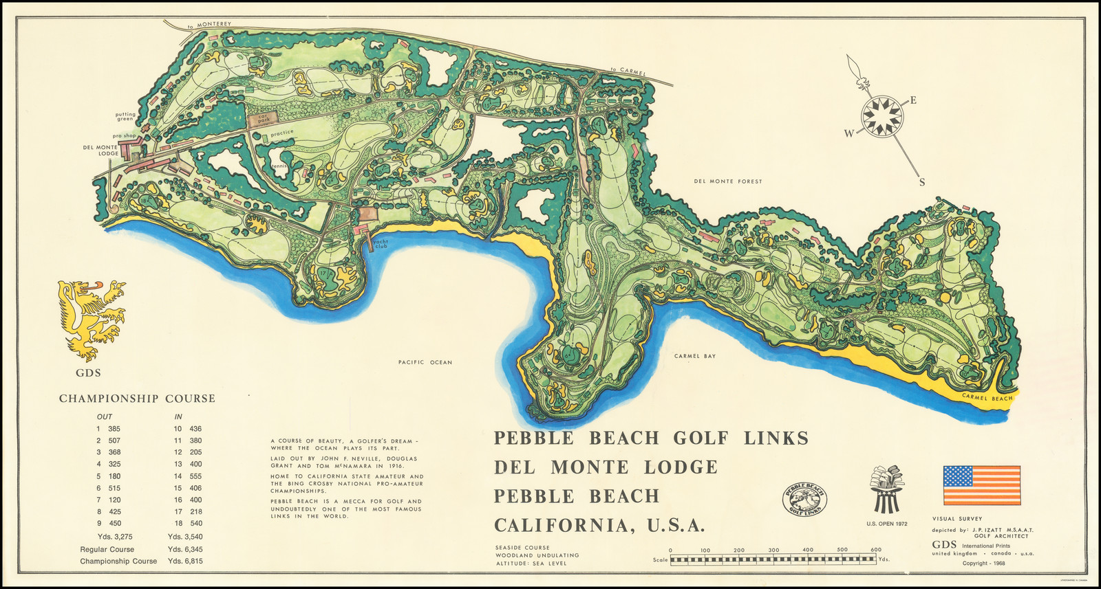 Pebble Beach Golf Links Del Monte Lodge Pebble Beach California Curtis