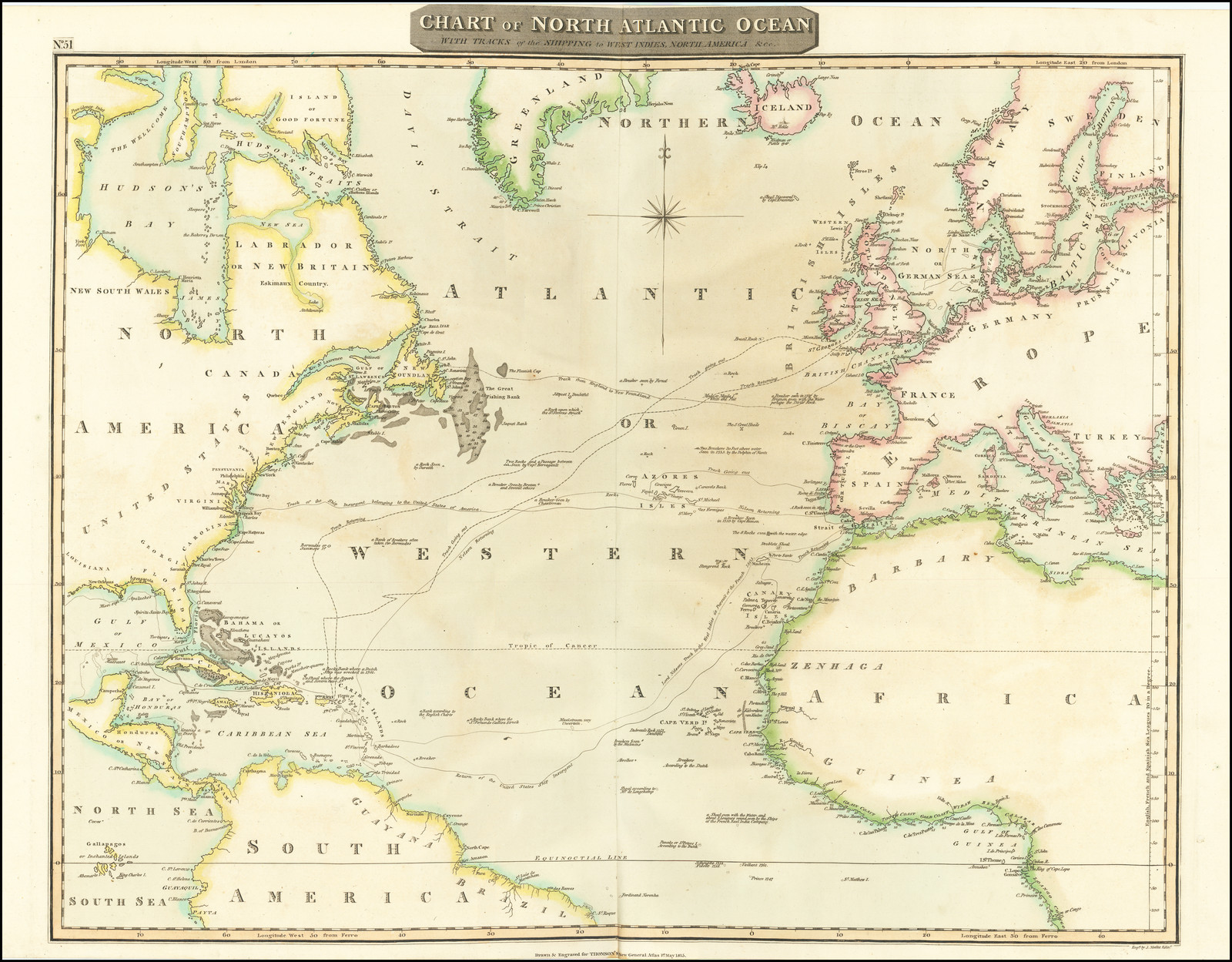 North Atlantic Maps Charts