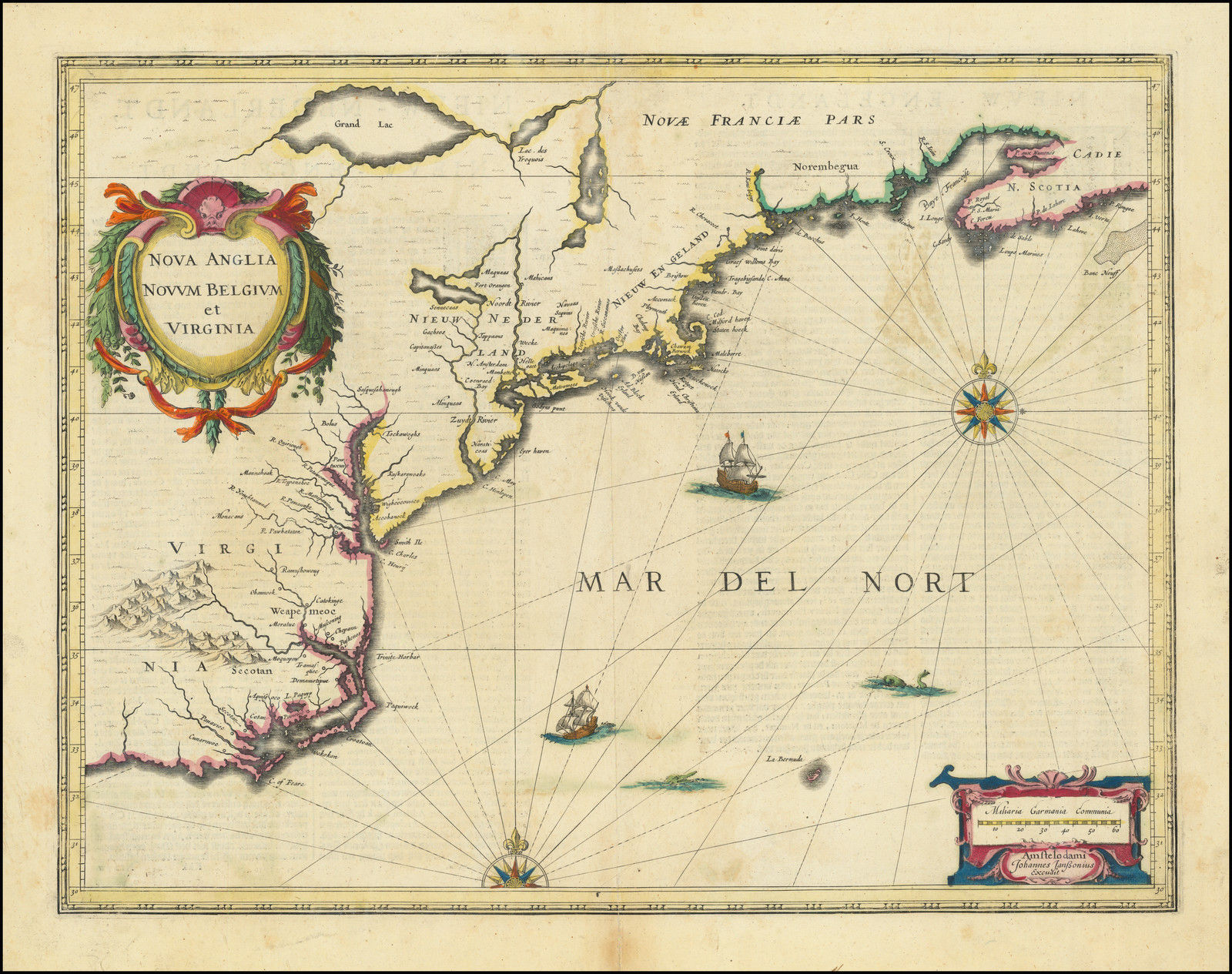 Nova Anglia Novum Belgium et Virginia