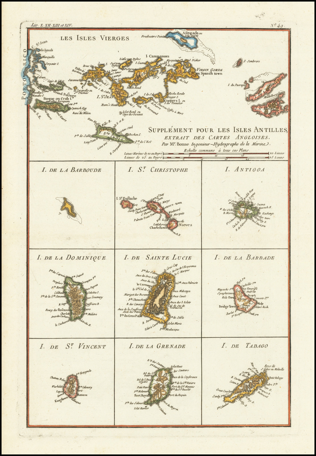 Virgin Islands etc Suppl ment pour les Isles Antilles extrait