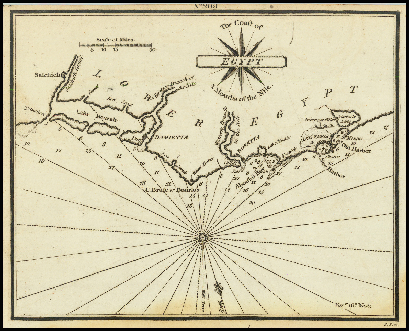 The Coast of Egypt & Mouths of the Nile