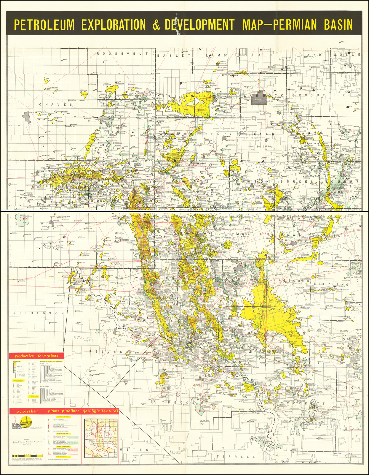 Petroleum Exploration Development Map Permian Basin Barry