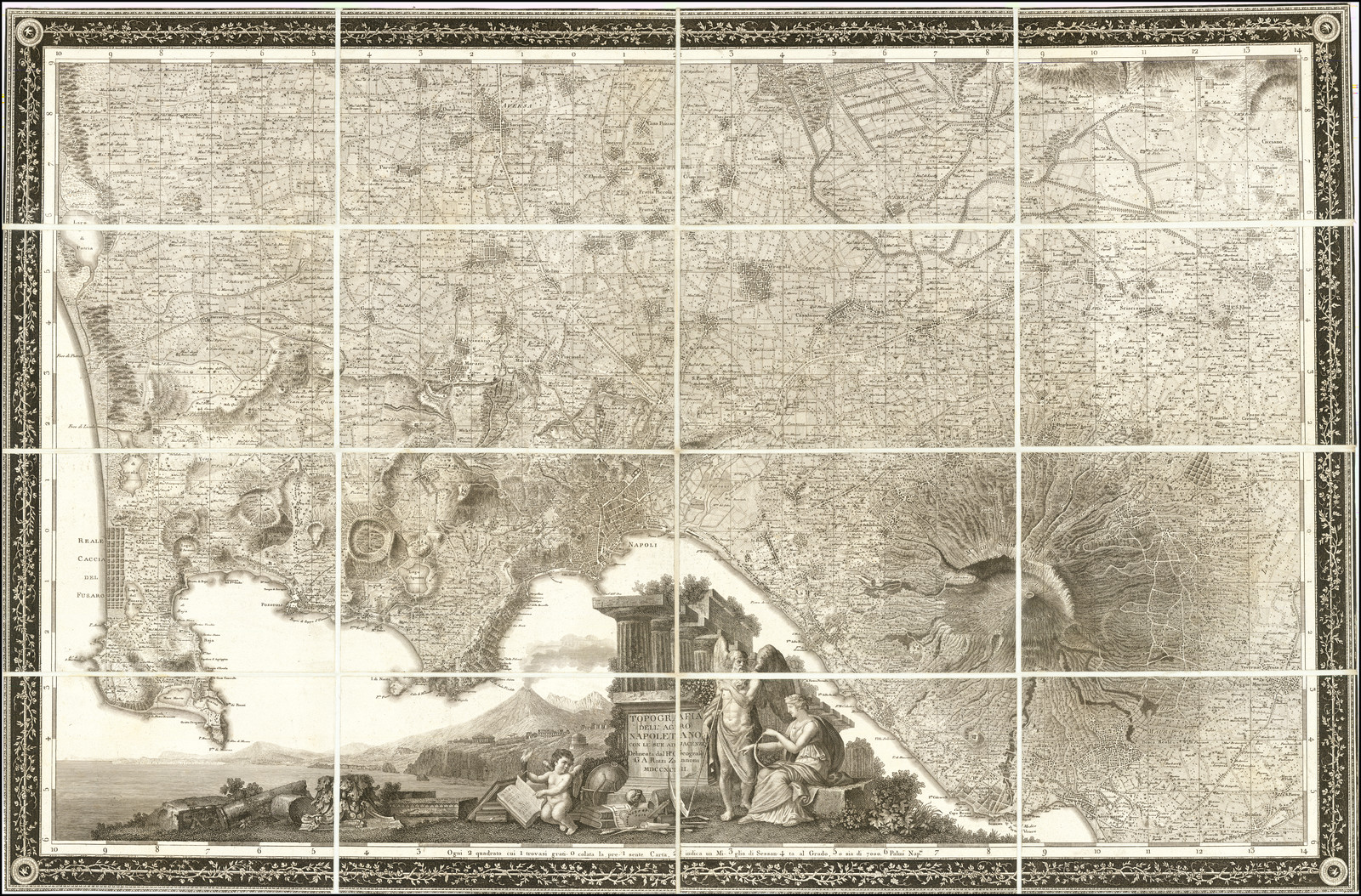 Topografia Dell' Agro Napoletano con les sue adjacenze . . .  Anno MDCCXCIII