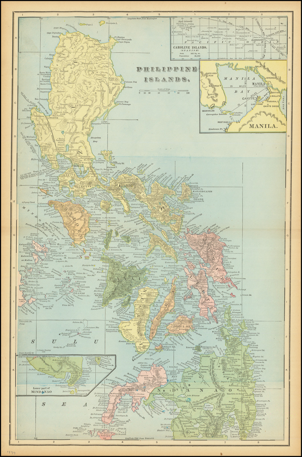 Philippine Islands - Barry Lawrence Ruderman Antique Maps Inc.