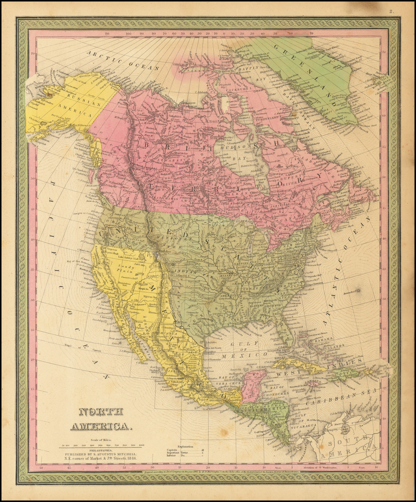 [New Mexico or Santa Fe?] North America . . . 1847 Barry Lawrence