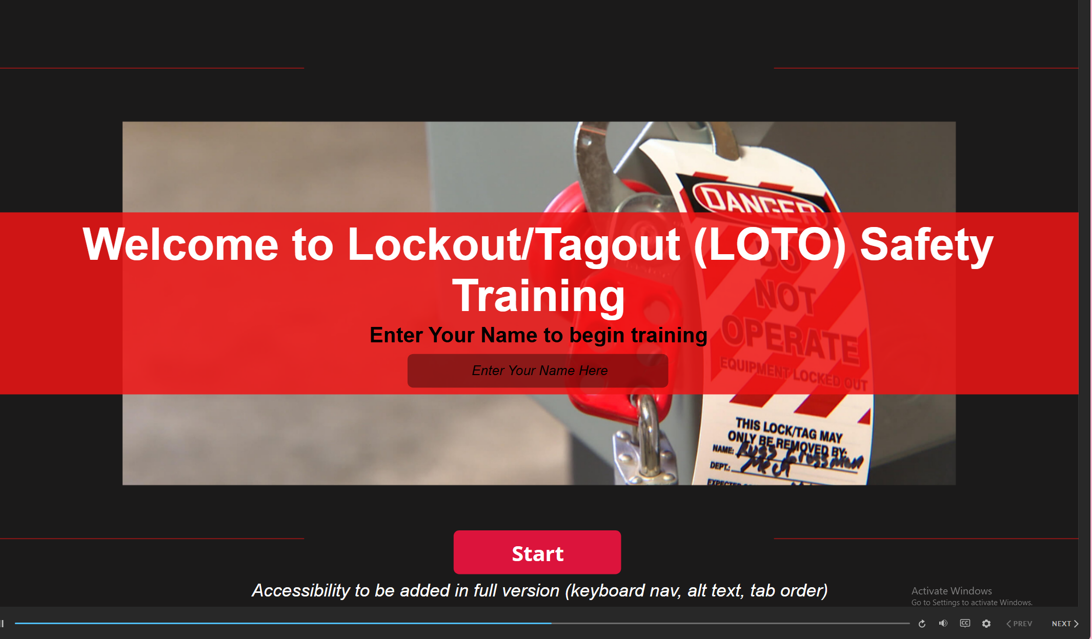 LOTO Course Cover