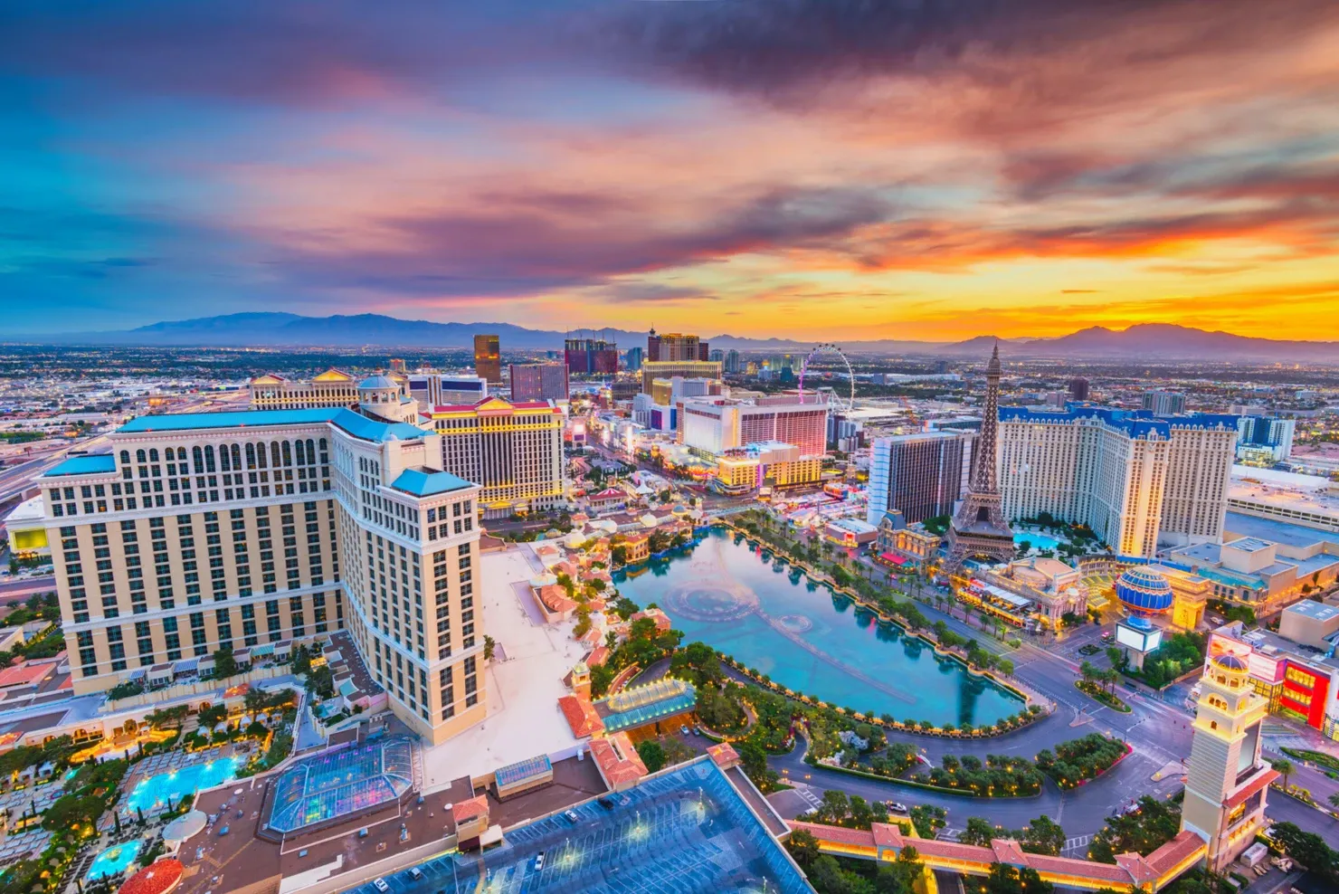 Las Vegas cityscape, Nevada, USA