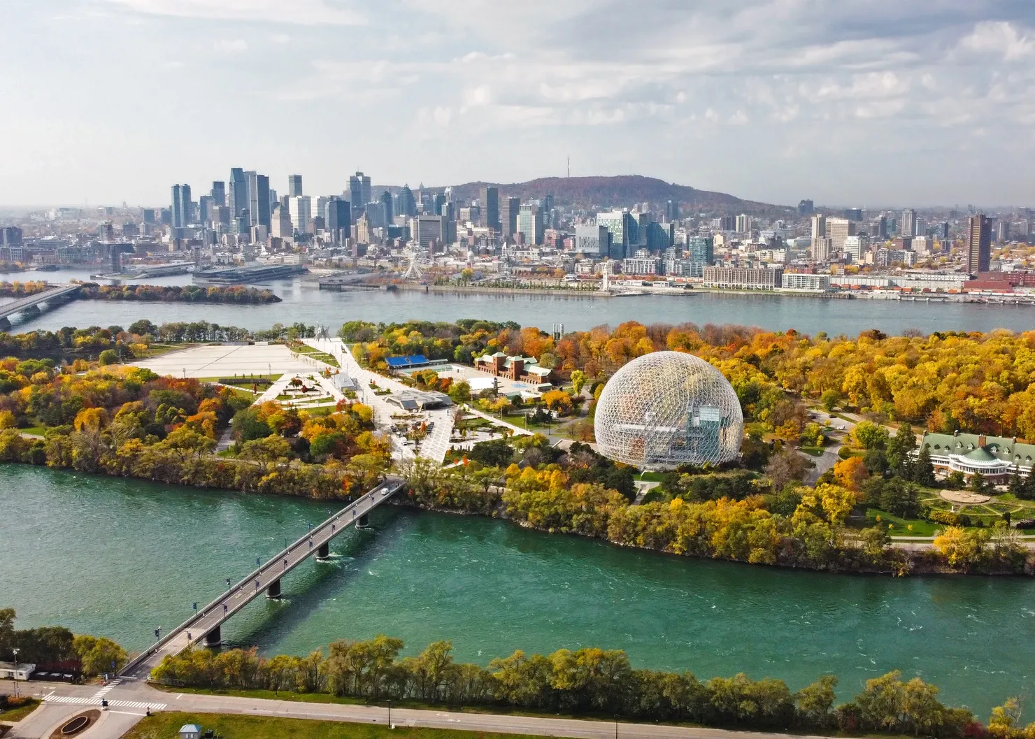 Autumn in Montreal city, Canada