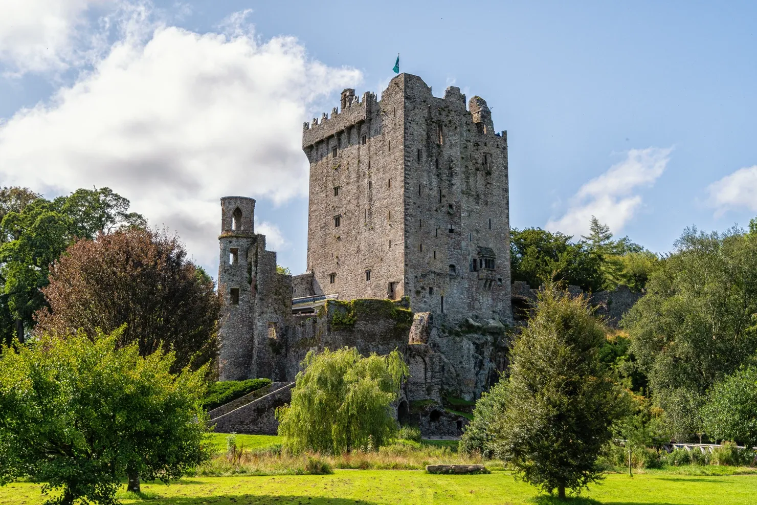 The Blarney Castle fortress in Blarney, Ireland