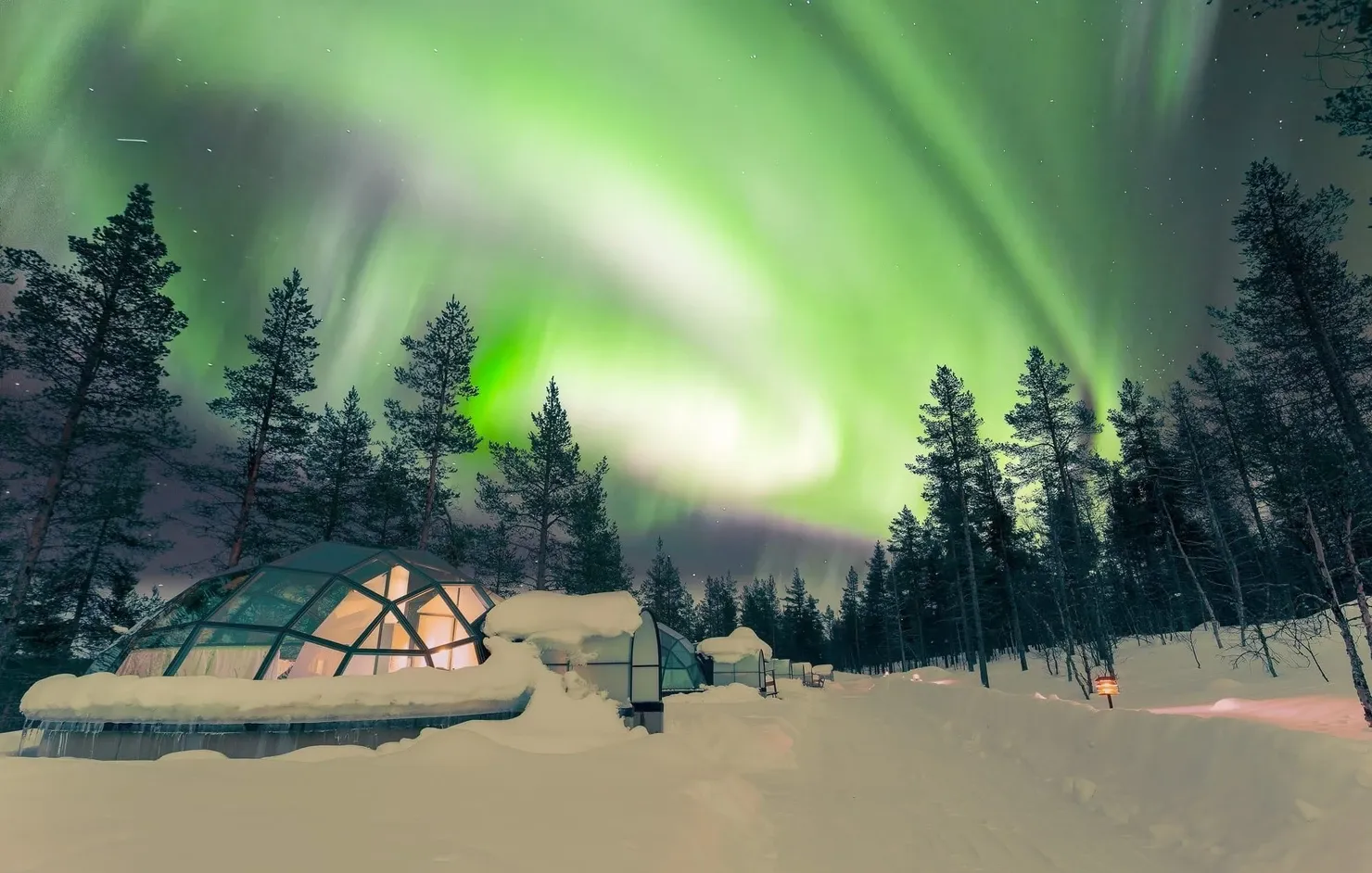 Kakslauttanen Igloo West Village Resort in Lapland, Finland