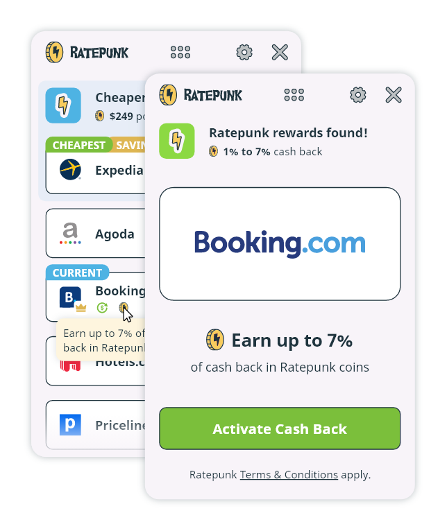 Cashback in browser extension