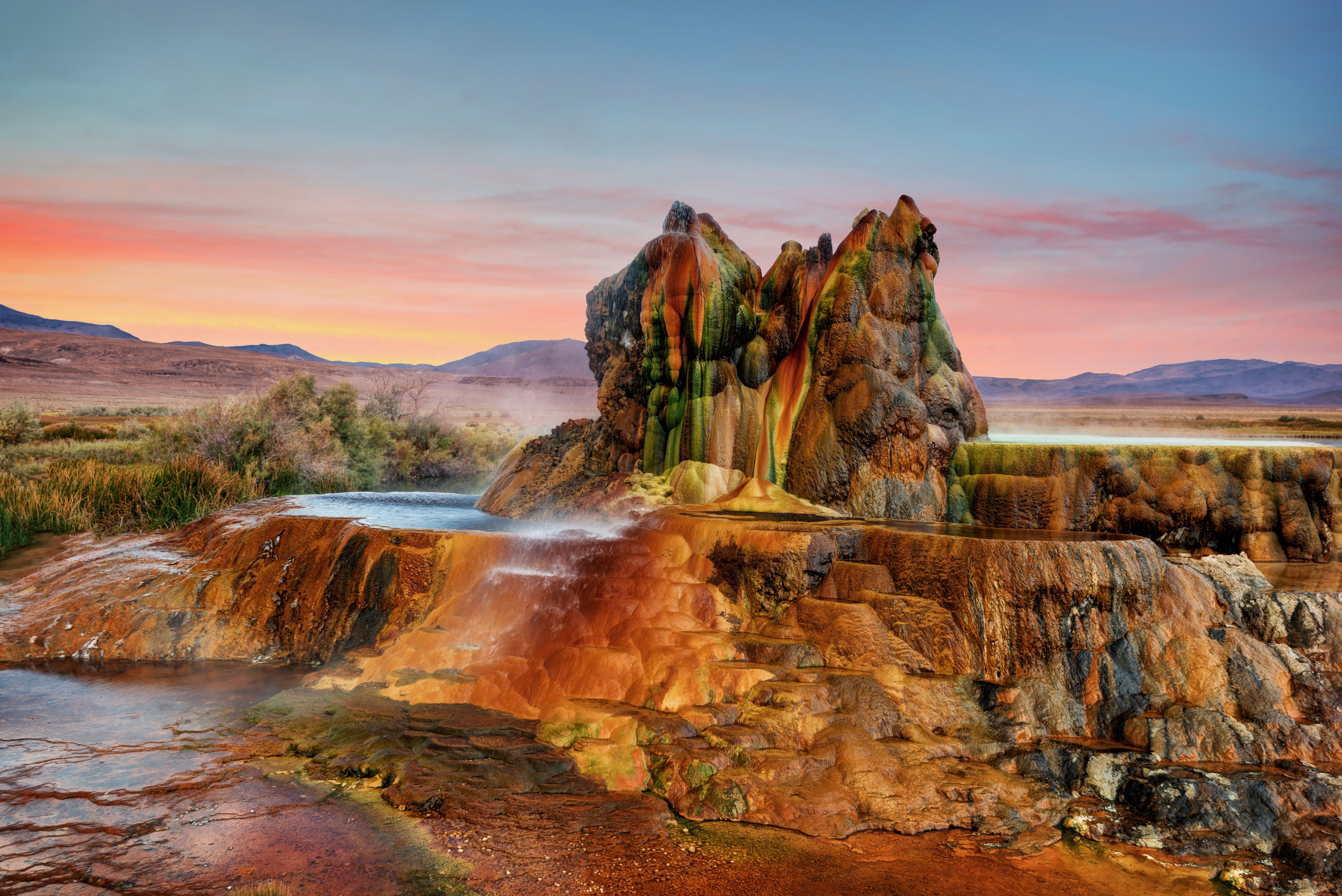 Fly Gyser in Nevada, USA