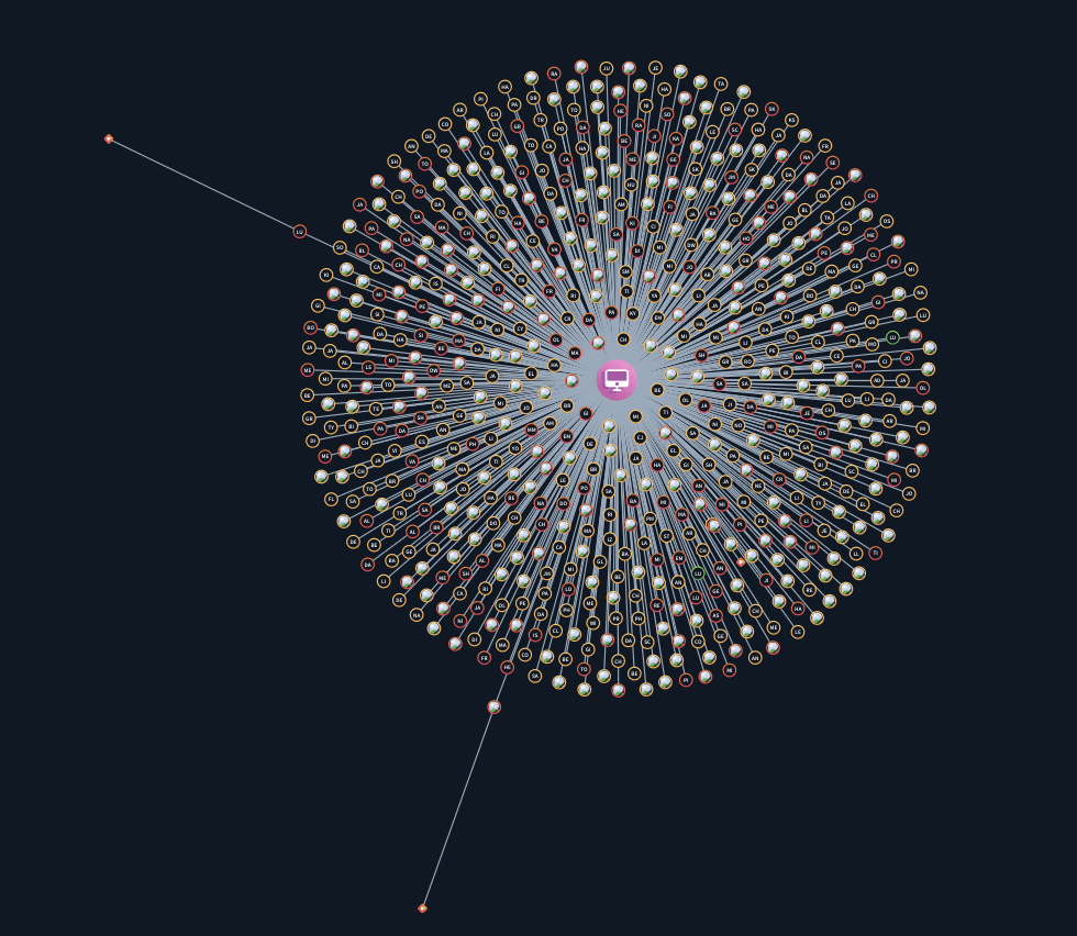 a fake account network