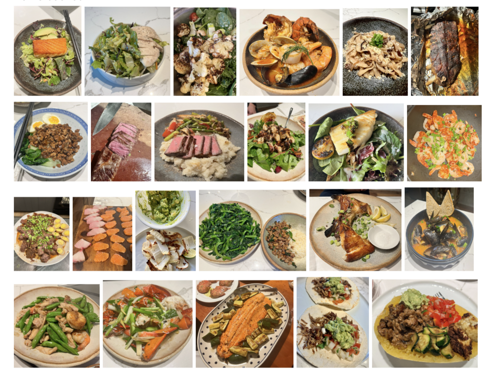 food collage
