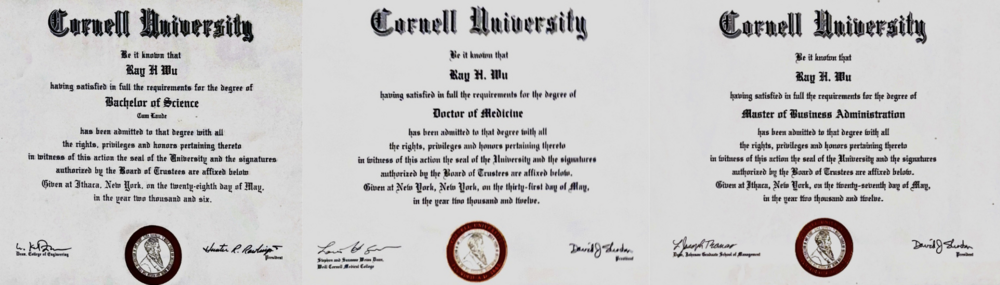 ray wu diplomas raywumd