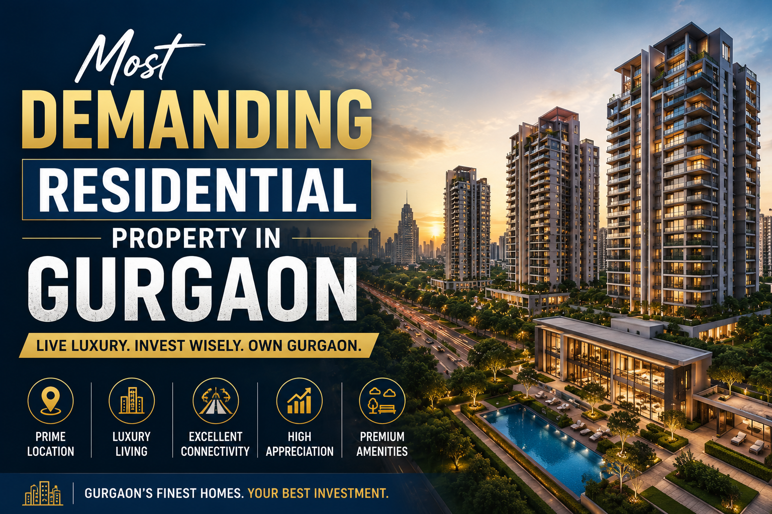 Most Demanding residential Property in Gurgaon