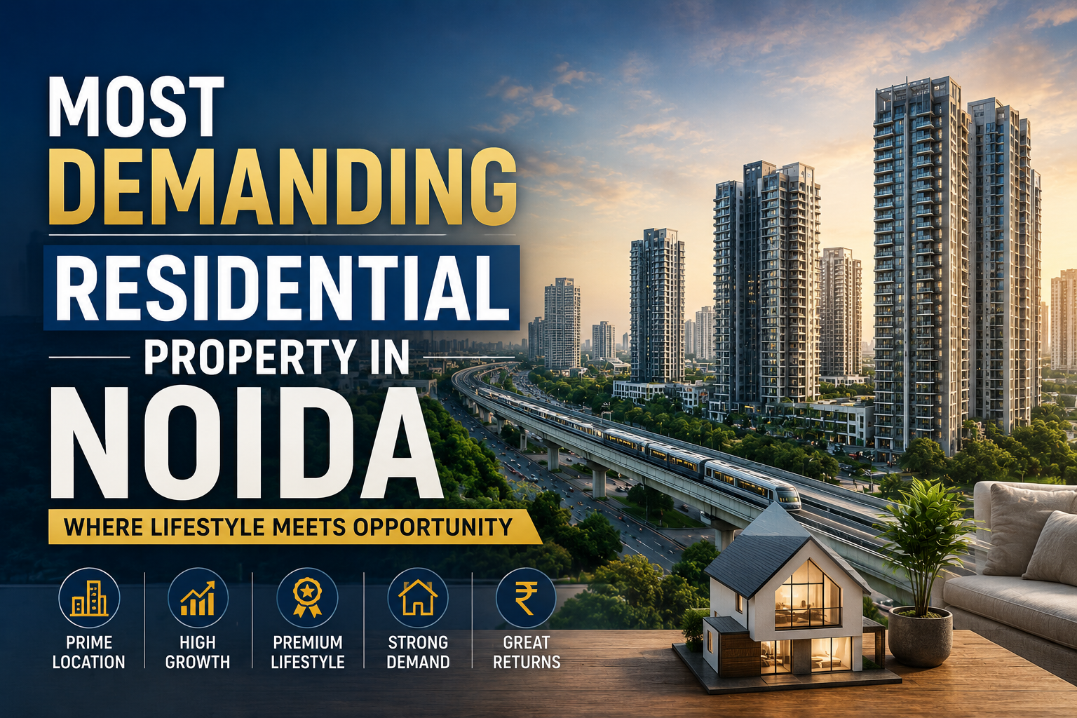 Most Demanding residential Property in Noida