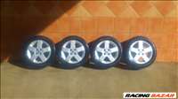 OPEL 15" ALUFELNI 4X100 NYÁRI 185/60R15 GUMIVAL OLCSÓN!!!