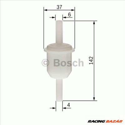 BOSCH 0450904149 Üzemanyagszűrő - AUDI, VOLKSWAGEN, SEAT, SKODA, LADA, TRABANT, FSO