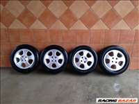 OPEL 15" ALUFELNI 4x100 NYÁRI 195/60R15 GUMIKKAL OLCSÓN!!!!