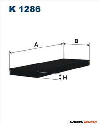 FILTRON k1286 Pollenszűrő - CITROEN, MERCEDES-BENZ, MAZDA, RENAULT, ROVER, PEUGEOT, SEAT