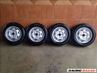 SUZUKI SWIFT 13" LEMEZFELNI 4X114,3 NYÁRI 155/70R13 GUMIKKAL OLCSÓN!!