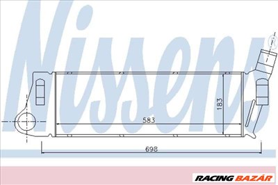 NISSENS 96728 Intercooler - RENAULT