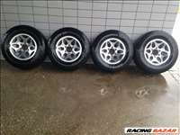 MITSUBISHI 16" ALUFELNI 6X139,7 NÉGYÉVSZAKOS 245/70R16 GUMIKKAL OLCSÓN!!!