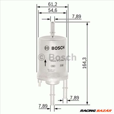 BOSCH F026403008 Üzemanyagszűrő - AUDI, SKODA, VOLKSWAGEN, SEAT