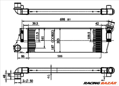 NRF 30899 Intercooler - RENAULT