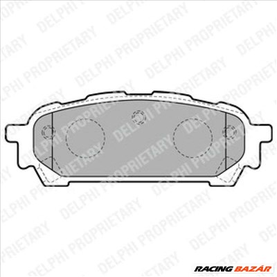DELPHI LP1822 Fékbetét - SUBARU