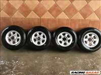  MITSUBISHI 15" ALUFELNI 6X139,7 NYÁRI 235/75R15 GUMIVAL OLCSÓN!!!!