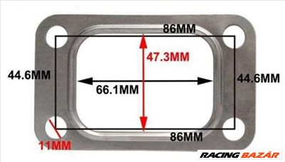 T3 turbó fém talptömítés