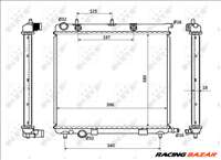 NRF 53863 Hűtőradiátor